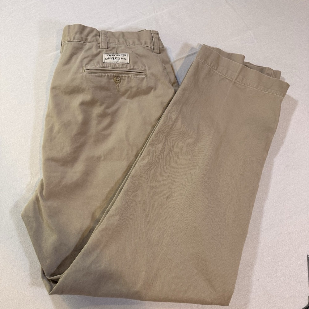 Polo Ralph Lauren Prospect Pant Chino 38x31 Quiet Luxury Preppy Office Business